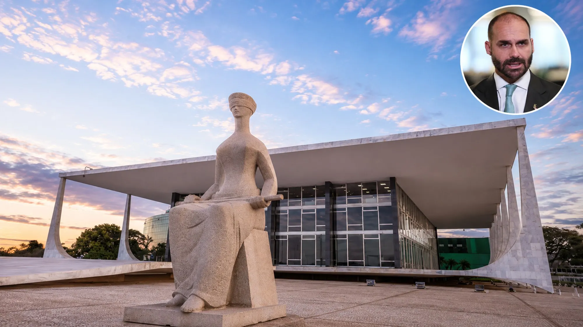 STF forma maioria para manter condenação de Eduardo Bolsonaro por coação na trama golpista