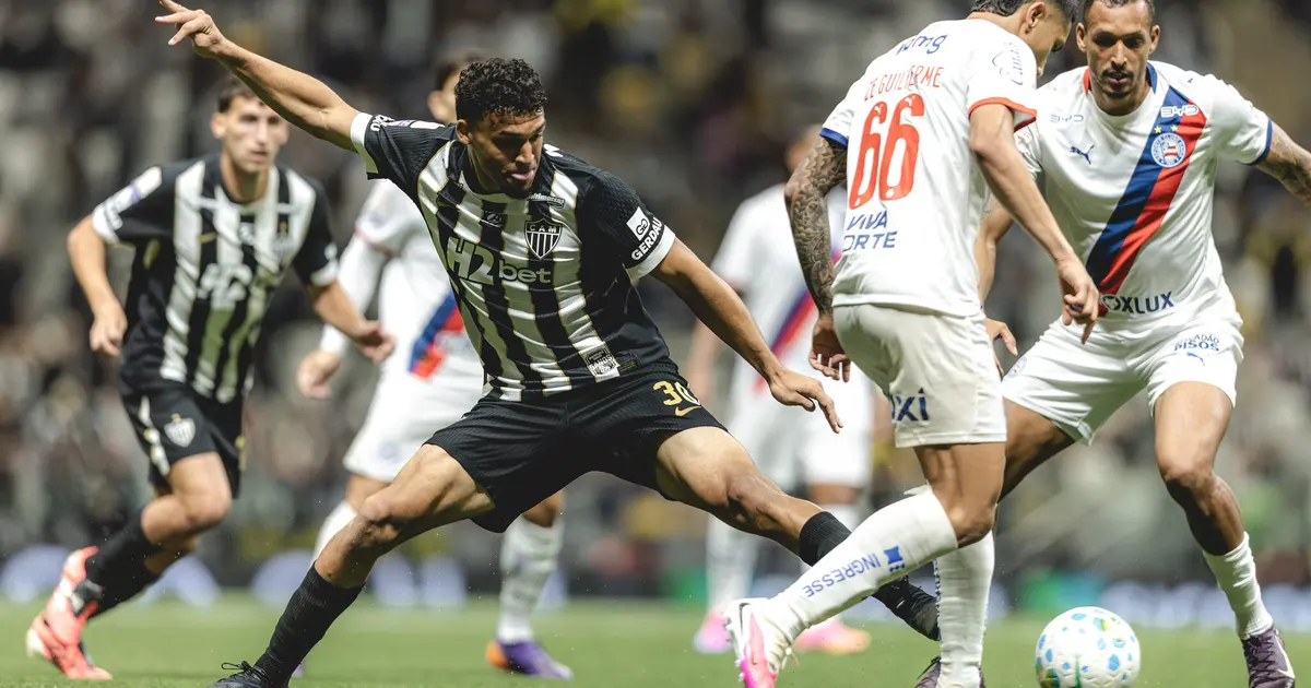 Atlético-MG e Bahia empatam em 1 a 1 pelo Brasileirão