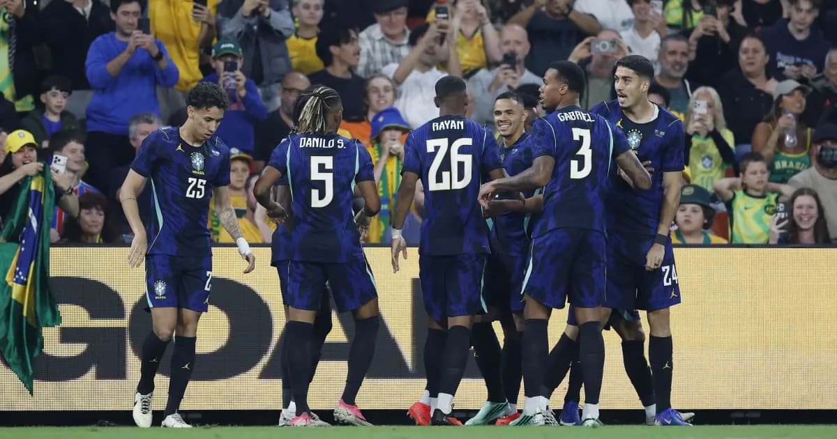 Brasil vira sobre a Austrália e vence por 4 a 2 em amistoso