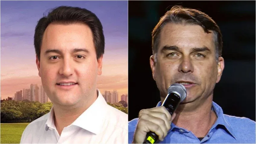 Governador Ratinho Jr declara apoio a Flávio Bolsonaro no 2º turno