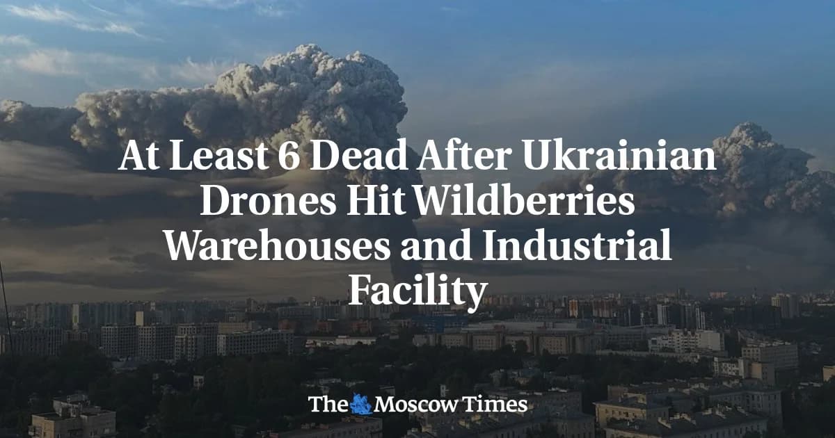 Ataque com drones da Ucrânia atinge São Petersburgo e deixa mortos na Rússia