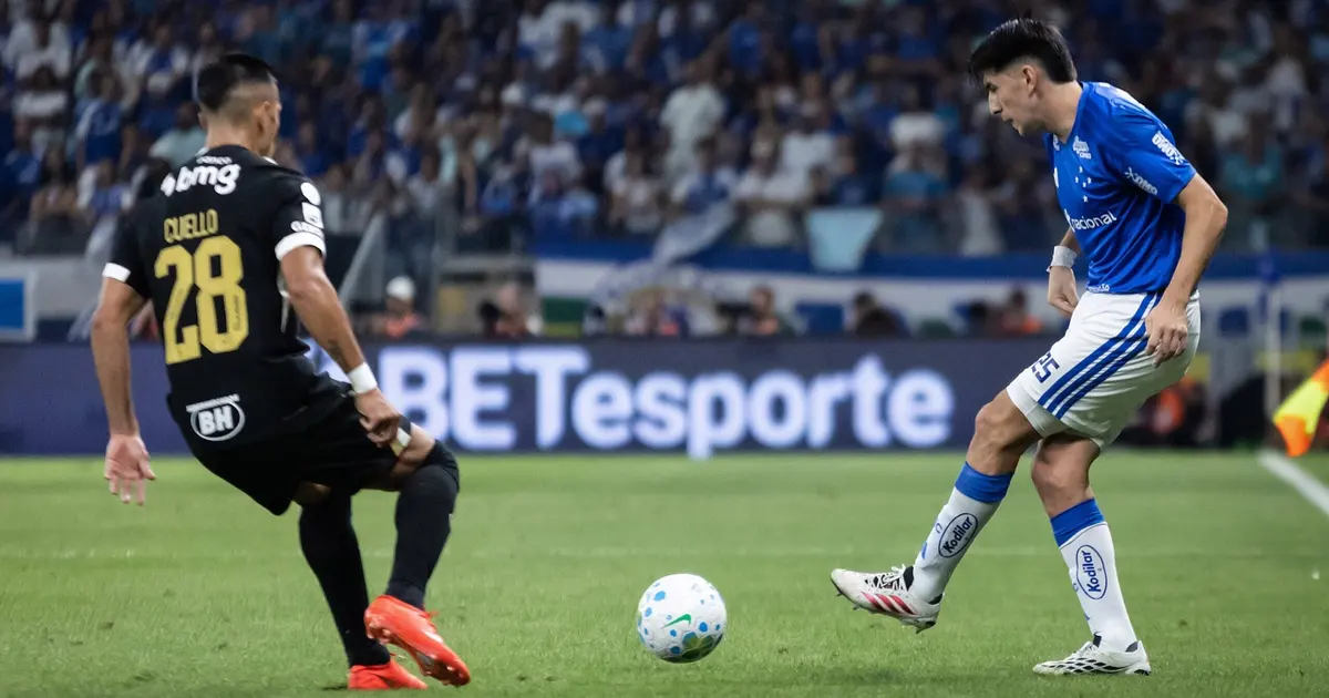 Cruzeiro e Atlético-MG empatam em 1 a 1 na ida das quartas da Copa do Brasil