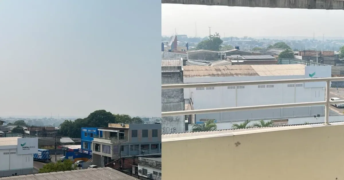 Manaus tem ar "péssimo" pelo 5º dia seguido por fumaça de incêndios