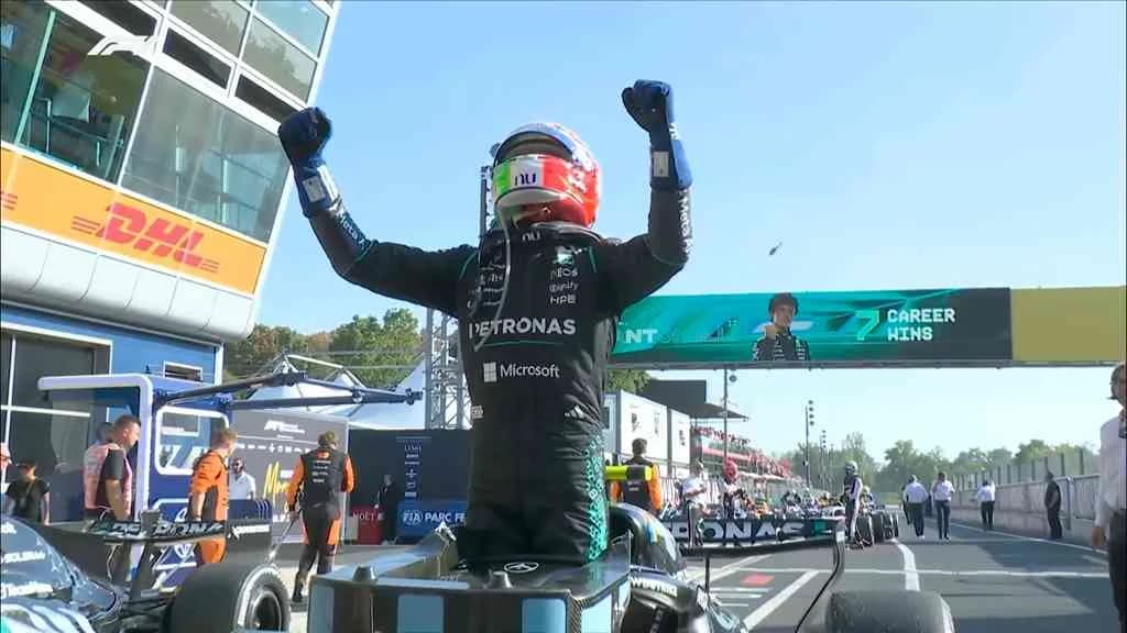 Antonelli larga em 19º, faz remontada histórica e vence o GP da Itália em Monza