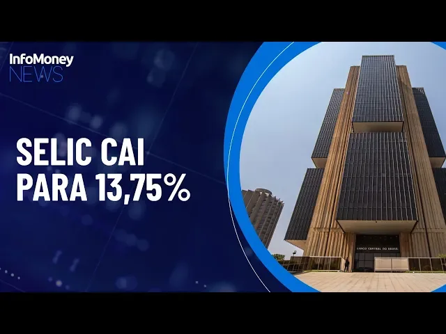 Copom corta Selic em 0,25 ponto e taxa cai para 13,75% ao ano