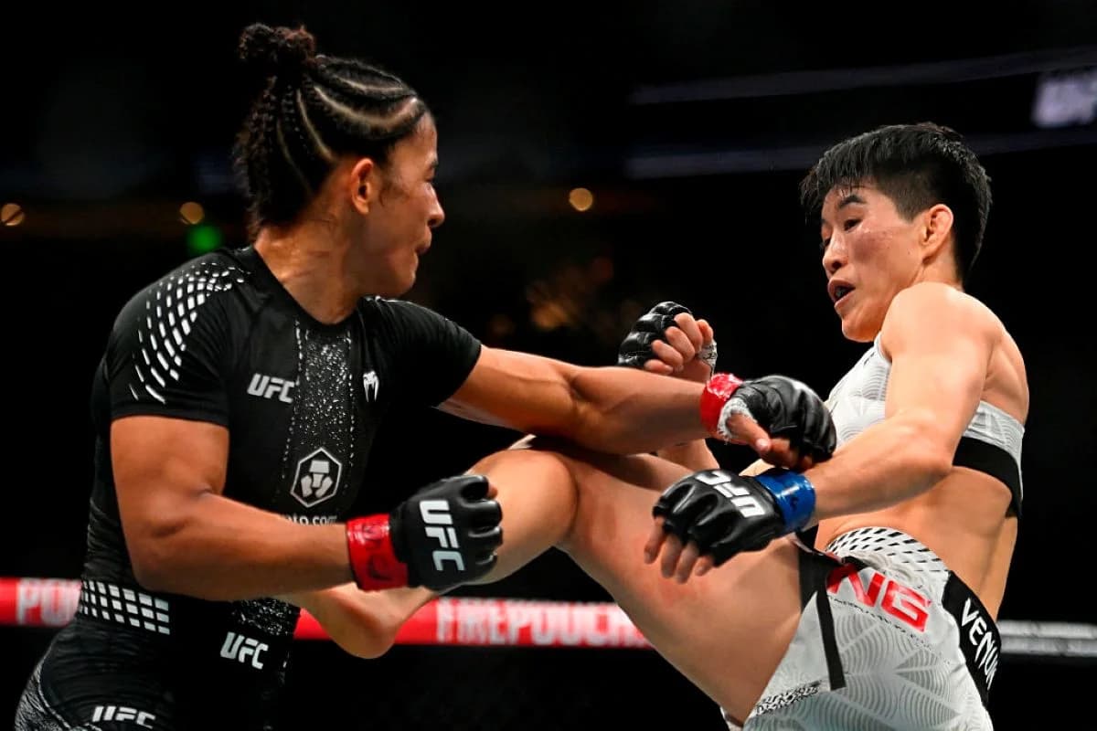 Natália Silva vence Wang Cong e se torna primeira brasileira campeã peso-mosca do UFC