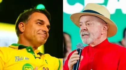 Pesquisa PoderData/AYA mostra Flávio Bolsonaro com 51% e Lula com 49% no 2º turno