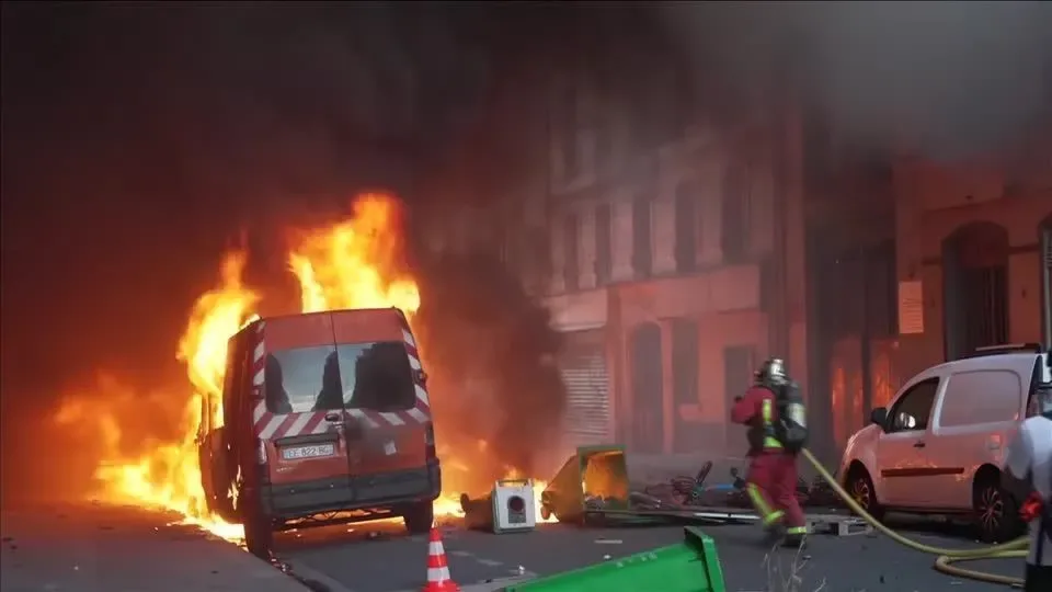 Protestos na França deixam mais de 160 pessoas presas