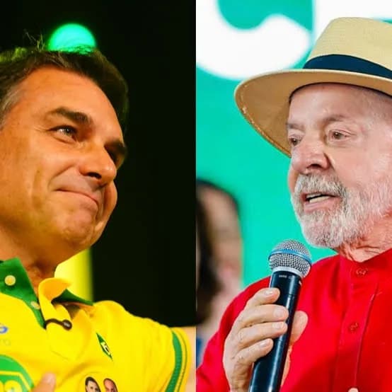 Pesquisa Ipespe/Abrapel mostra Flávio com 51,2% e Lula com 48,8% no 2º turno