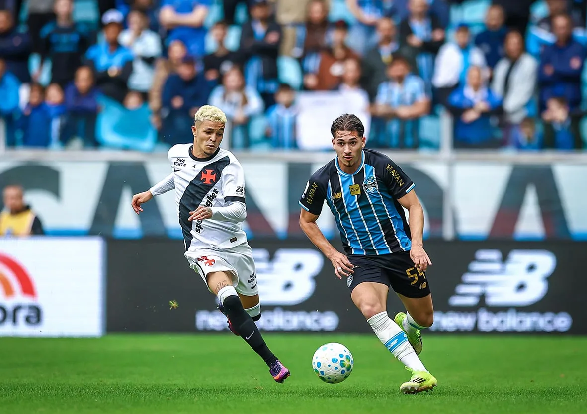 Vasco vence o Grêmio de virada por 2 a 1 em Porto Alegre